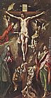 El Greco Canvas Paintings - The Crucifixion